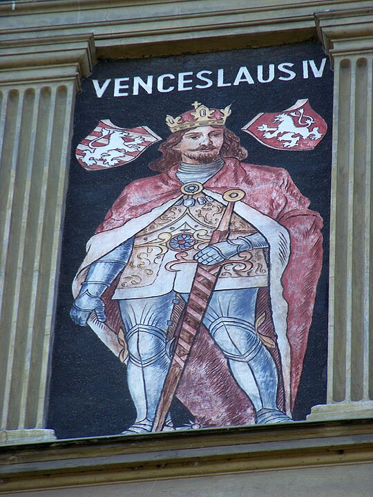Freska Václava IV.