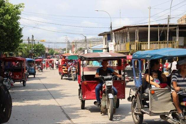 Mototaxíky v Iquitos