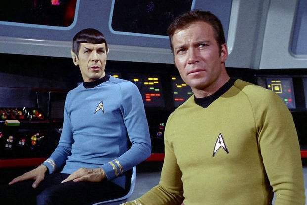 Leonard Nimoy a William Shatner v legendárním seriálu Star Trek