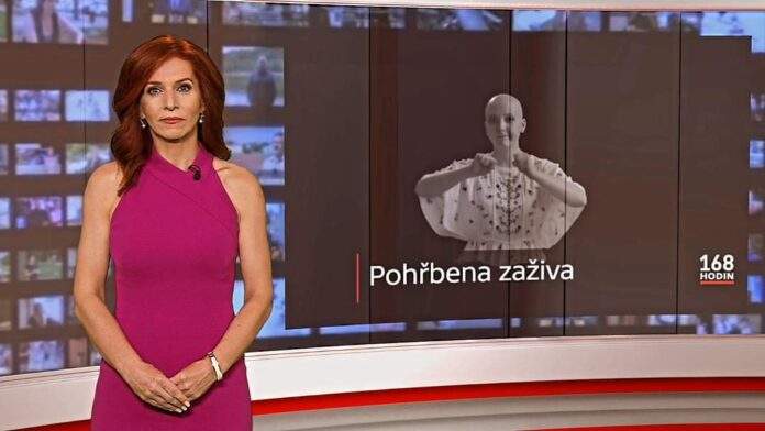 Moderátorka Nora Fridrichová uvedla reportáž o Aničce Slováčkové - Pavel Novotný