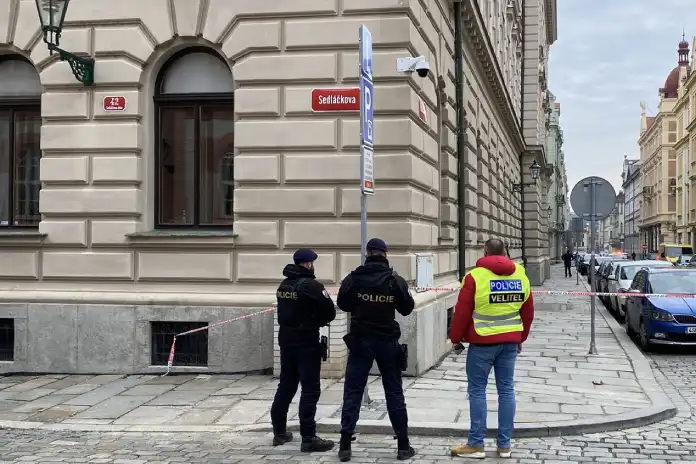 Policejní zásah na Krajském soudu v Plzni