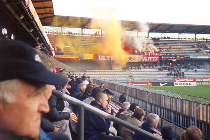 Stadion na Letné. AC Sparta Praha