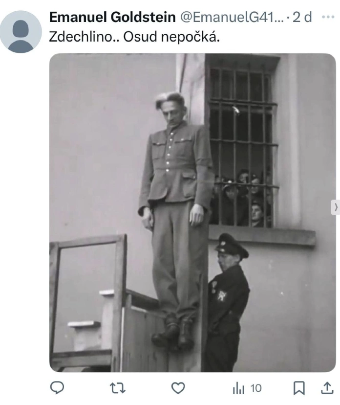 Pod posty Zdechovského se objevují i takovéto obrázky