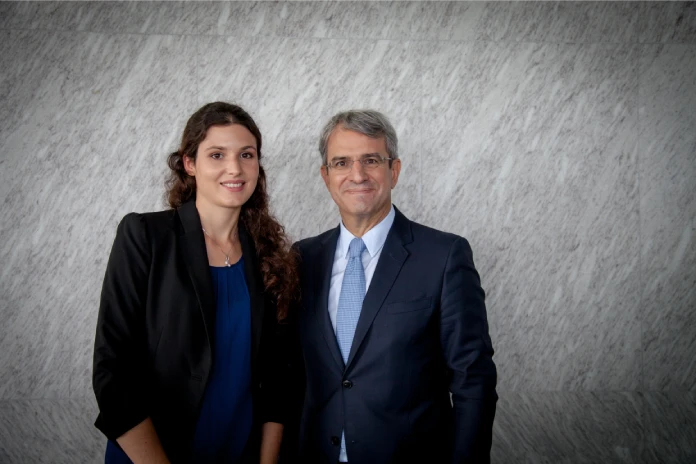 Výkonná viceprezidentka Nestlé Lucie De Gilberti a odvolaný generální ředitel Laurent Freixe