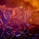Následky ruského úderu na Mykolajiv ze dne 2. 8. 2025