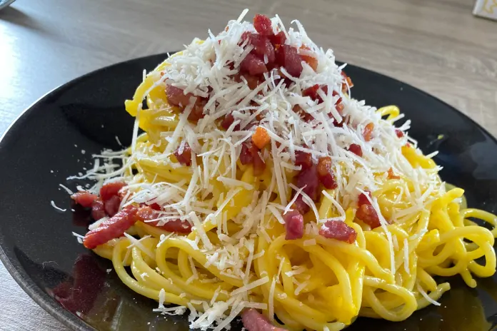 Pravé spaghetti carbonara