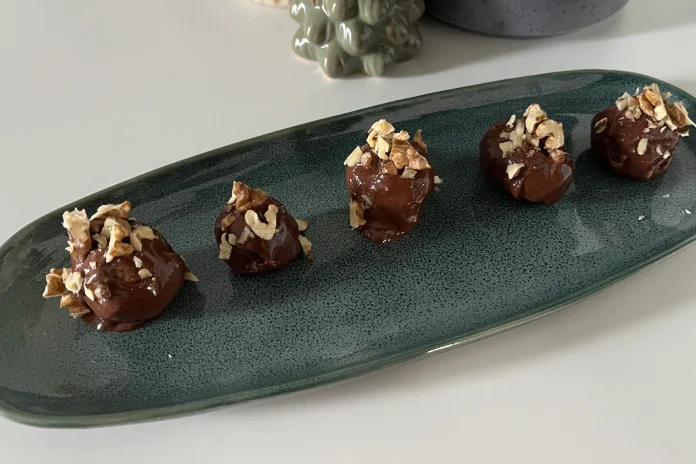 Nepečené vánoční cukroví. Mila kuličky