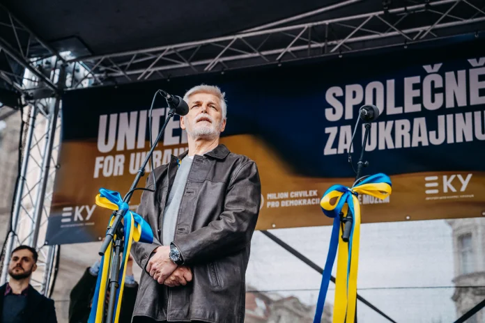 Prezident Petr Pavel na shromáždění Společně za Ukrajinu